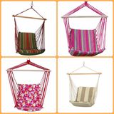 Sponge Cushion Cotton Fabric Garden Hanging Hammock