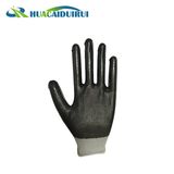 Nitrile Work Gloves Smooth Finish Printed with Logo