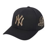 6 Panel Gold Ny Baseball Cap