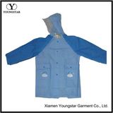 PVC Coating Waterproof Breathable Children Fashion Rain Jacket