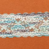Custom Printed African Style Lace Fabrics Nylon Spandex Lace for Garment
