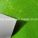 Synthetic Glitter PU Leather for Ladies and Children's Shoes Hw-844
