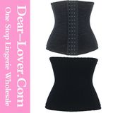 Wholesale Steel Bones Black Jacquard Waist Training Corset