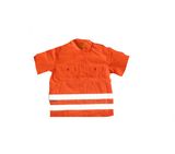 Short Sleeve Shirt Reflective Tape Hi-Vis Workwear