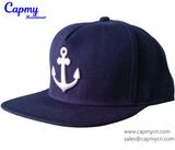 Custom Navy Blue Snapback Cap Hat Factory in China