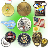High Quality Customized Emblem Plating Lapel Pin/Badge for Sport Federation