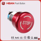 Ce, ISO9001, TUV IP67 Emeregncy Stop Mushroom Button