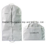 Personalized Custom Printed White Non-Woven Fabric Travel Suit Garment Cover Bag