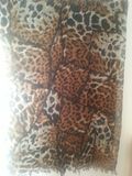 Cashmere Silk Print Airy Shawl