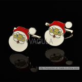 VAGULA Christmas Gift Santa Shirt Cufflinks