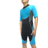 Short Neoprene Surfing Wetsuit with Nylon Fabric (HX15S65)