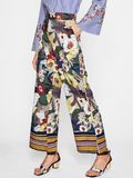 High Quality Women Floral Printing Wide Leg Pants Wholesale