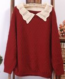 Turtleneck Sweater Girls Pullover (BTQ041)