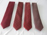 Fashion Red Wine Colour Men's Micro Fibre Neckties