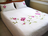 The Peony Embroidery Bedding Set