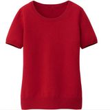 Lady Short Sleeves Plain T-Shirt