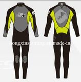 Men's Waterproof Full Length Wetsuit for Soft Neoprene (HXL0012)