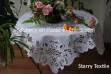 White Cutwork Table Cloth Fh-51