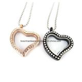 Heart Stainless Steel Floating Locket Charm