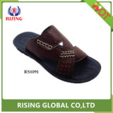 2018 Hot Sell Mens Durable Casual Beach Slippers in PU Sole