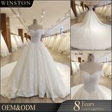 2018 Luxury Sleeves Heavy Beaded Embroidery Wedding Dress