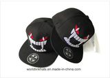 Custom Newest 3D Terror Embroidery Flat Brim Blank Snapback Cap