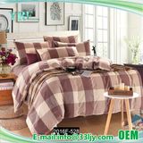 Custom Promotion Lodge Hospital Brown Cotton Bedsheet