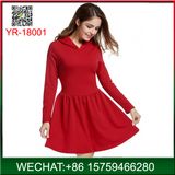 2018 New Cheap Casual Long Sleeve Woman Dress for Customized