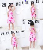 Baby Girls One Piece Skirt Swimsuit Disney Toddler Swimwear Polka DOT Swim Clothes