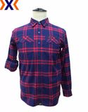 Cotton Flannel Boy's Long Sleeve Shirt