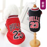 Cool Popular Pet Sports Jersey Dog Basketball T-Shirt