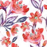 Orange Flower Printing Fabric for Swimwear (ASQ083)