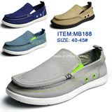 Hottest Men's Slip-on Leisure Shoes Canvas Shoes Wholesale Customize (MB188)