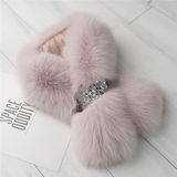 Whole Fake Skin Fox Fur Collar / Fur Scarf / Cape Big Size