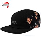 Black Floral Side 5panels Hat Camp Cap Supreme Quiet Life Huf (QZ-LW-010)