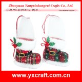 Christmas Decoration (ZY14Y26-1-2 24CM) Christmas Decorative Boot Shoe Factory