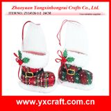 Christmas Decoration (ZY14Y26-1-2 24CM) Christmas Decorative Boot Shoe Factory