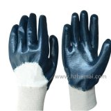 Blue Nitrile Half Dipped Work Gloves China