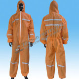 Waterproof Industrial Worker Coveralls with Reflective Tape