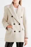 2017 High Qualtiy and Low MOQ Wool and Alpaca-Blend Coat for Your Own Deisgns