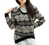 Jacquard Loose Sweaters (BTQ044)