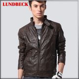 Fashion 2018 Padding PU Jacket for Men