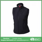 Women's Softshell Vest in Black