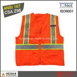 Hi Vis Safety Reflective Tape ANSI107 Workwear Reflective Vest