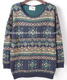 Women Winter Wool Heavy Sweater Coat (X-243)