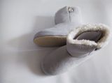 Popular Professional Women's Micro Suede Fur Slipper Bootie