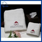 100% Cotton Soft White Customized Logo Hotel Hand Towels