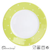 Color Bland Dots Design Wholesale Plate
