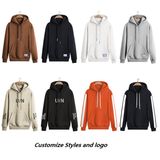 Men's Winter Fleece Hoodie Pullover Customized Logo Hoody