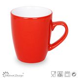 Red Color Ceramic Stoneware 12oz Mug